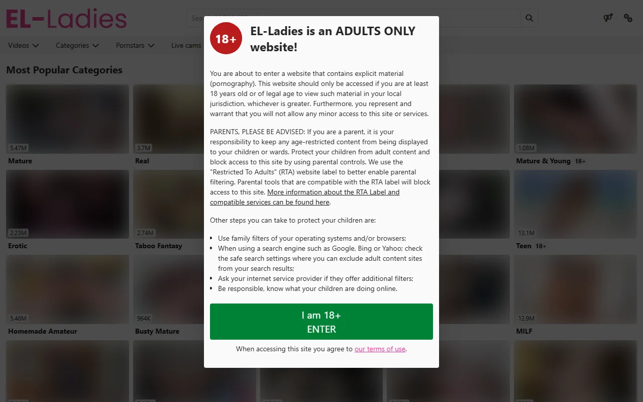 Screenshot of El Ladies